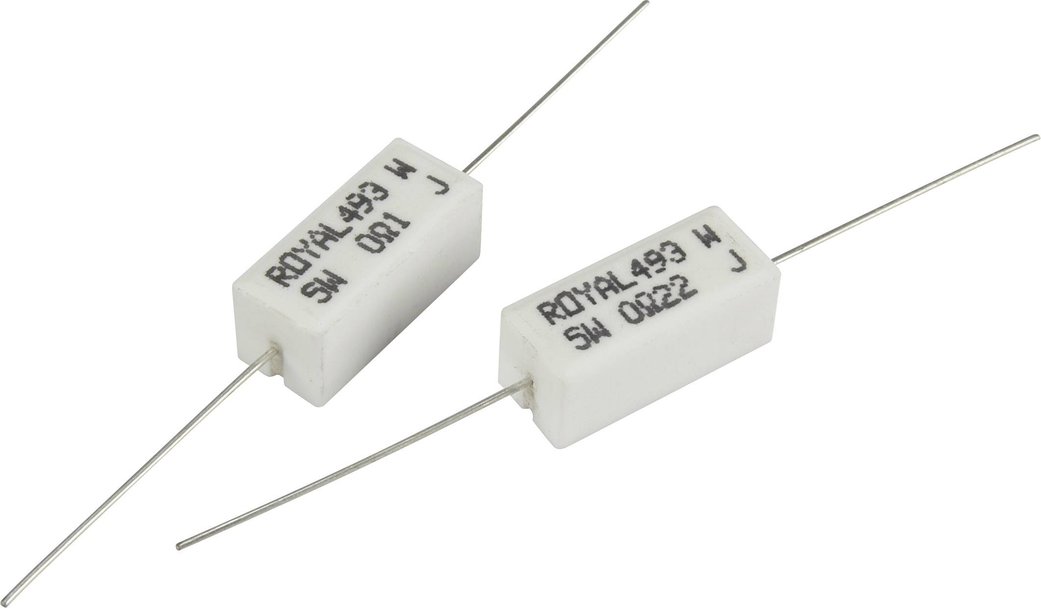TRU Components 1584715 Hochlast-Widerstand 22Ω axial bedrahtet 5W 5%