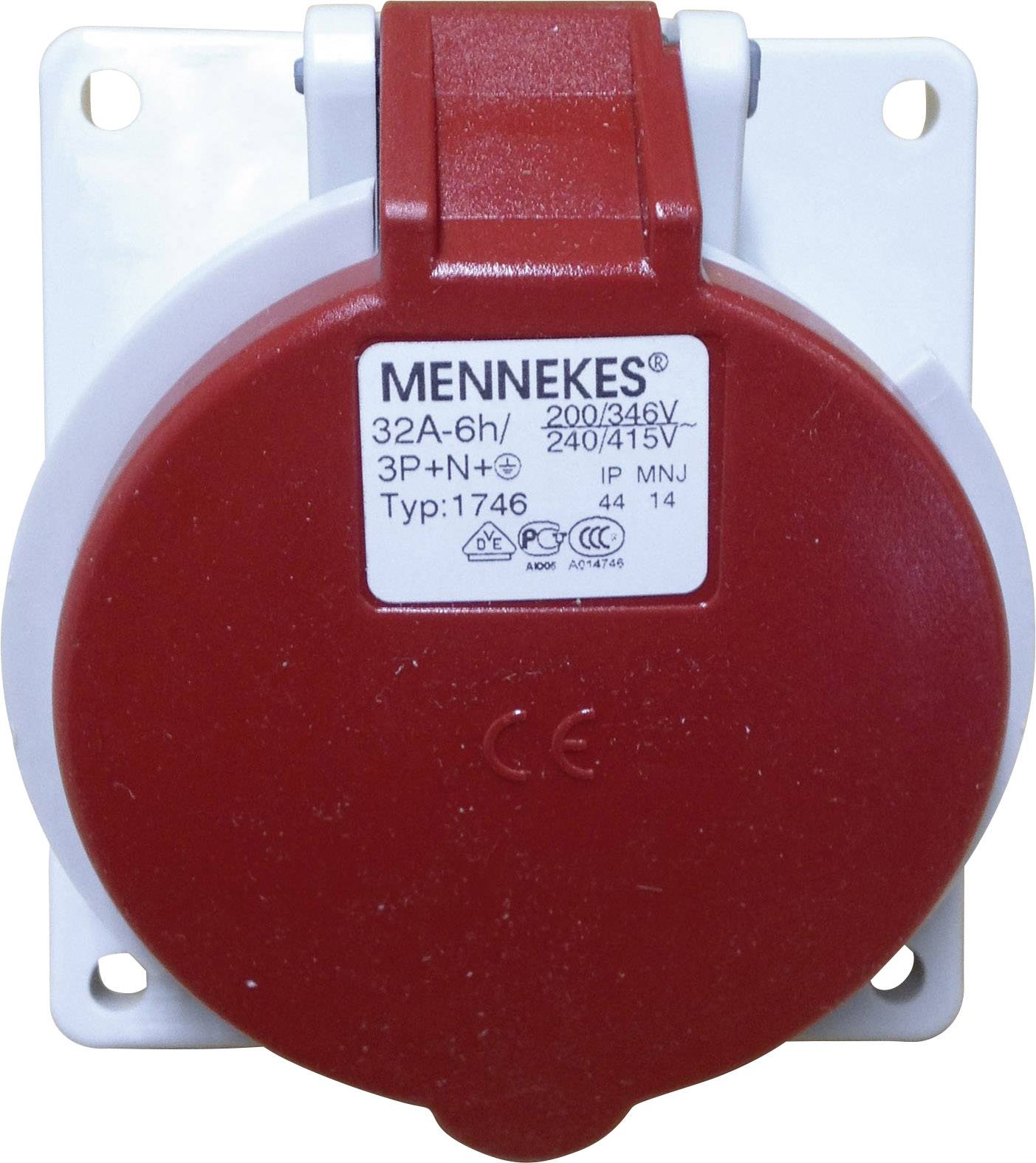 MENNEKES 1746 CEE Wandsteckdose 32 A 5polig 400 V 1 St.