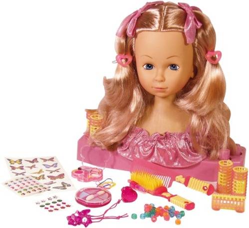 AM Schmink-und Frisierkopf mit Zubehör