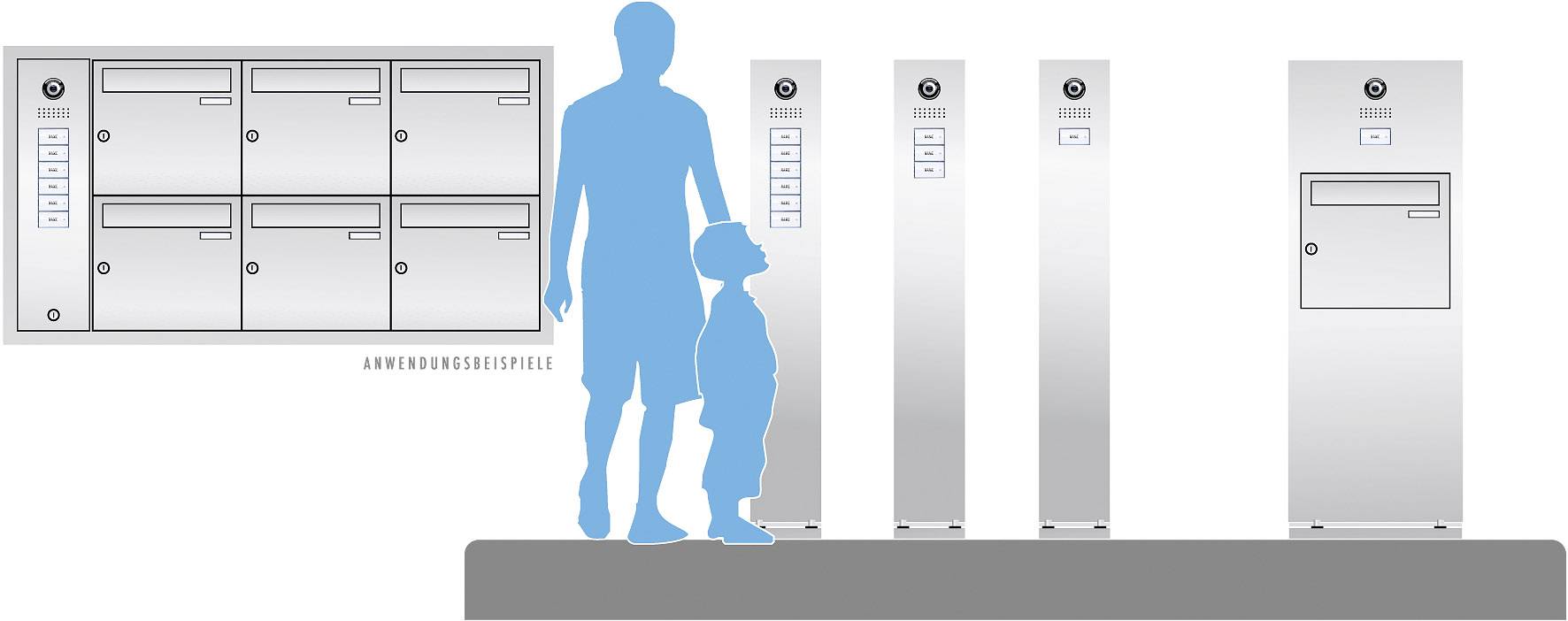 M-e modern-electronics VDV-B90 Vistus, Vistadoor Türsprechanlage Türsprechanlagen-Modul