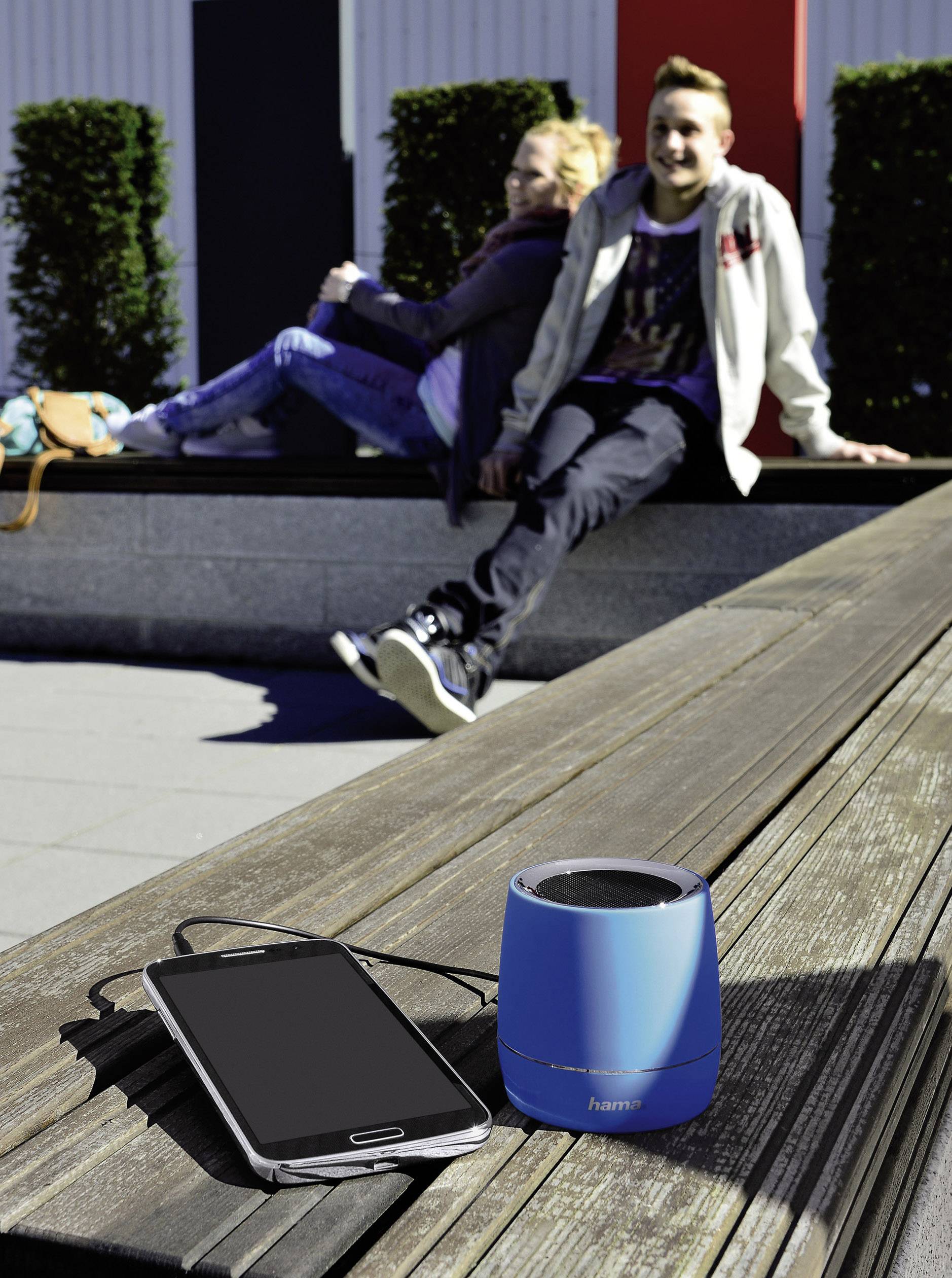 Hama 00124517 Mini Lautsprecher  Blau