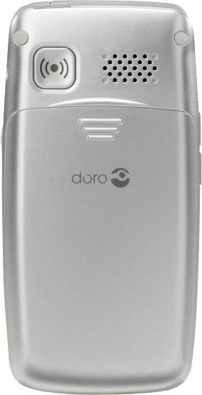 Primo by DORO 413 Senioren-Klapp-Handy mit Ladestation, SOS Taste Silber