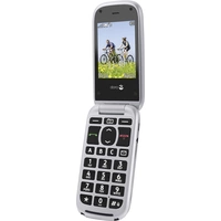 Doro PhoneEasy 613 Senioren-Klapp-Handy mit Ladestation, SOS Taste Silber Doro PhoneEasy 613 Senioren-Klapp-Handy mit Ladestation, SOS Taste Silber
