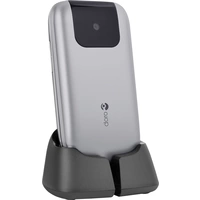 Doro PhoneEasy 613 Senioren-Klapp-Handy mit Ladestation, SOS Taste Silber Doro PhoneEasy 613 Senioren-Klapp-Handy mit Ladestation, SOS Taste Silber