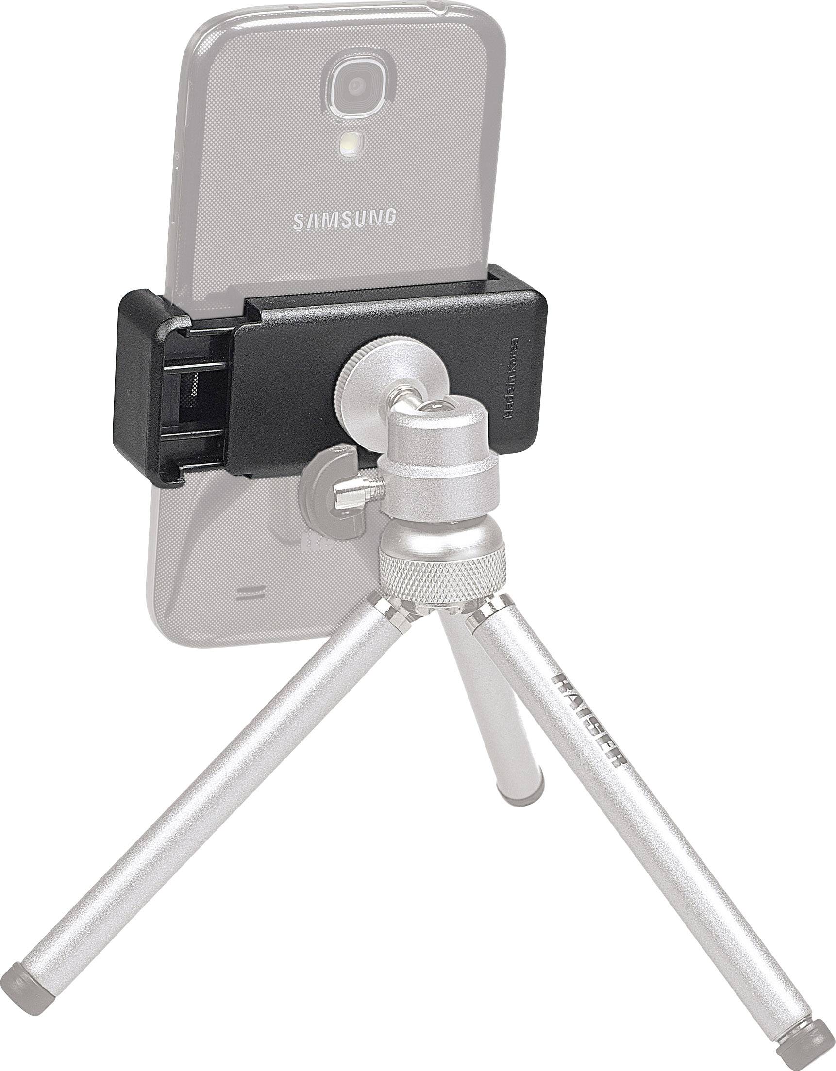 Kaiser Fototechnik Smartphone-Halter Smartphone-Halter 1/4 Zoll Schwarz