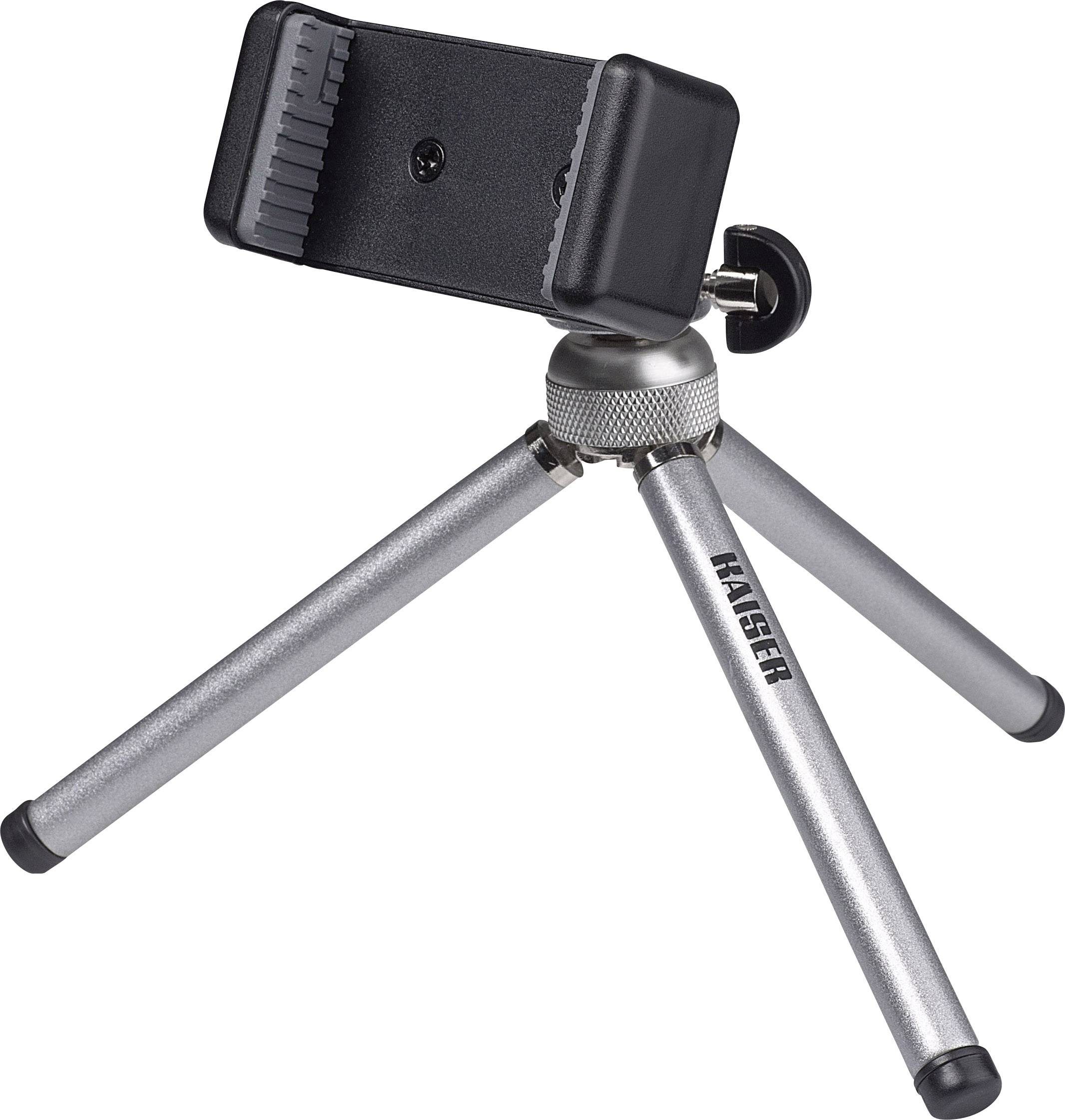 Kaiser Fototechnik Smartphone-Stativ Tischstativ 1/4 Zoll Silber Kugelkopf