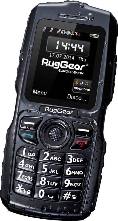 RugGear RG100 Outdoor-Handy Schwarz