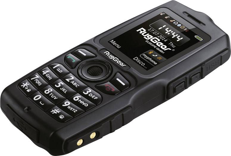 RugGear RG100 Outdoor-Handy Schwarz