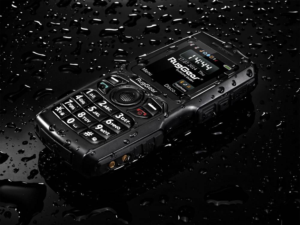 RugGear RG100 Outdoor-Handy Schwarz