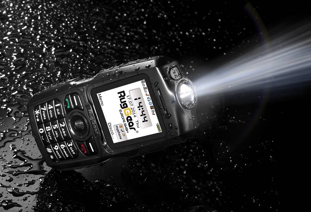 RugGear RG100 Outdoor-Handy Schwarz