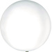 Heitronic 35950 Mundan Gartenleuchte Kugel LED, Energiesparlampe E27 9W Weiß