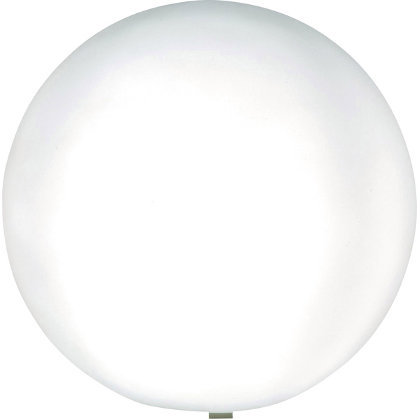 Heitronic 35951 Mundan Gartenleuchte Kugel LED, Energiesparlampe E27 11W Weiß