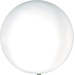 Heitronic 35952 Mundan Gartenleuchte Kugel LED, Energiesparlampe E27 15W Weiß