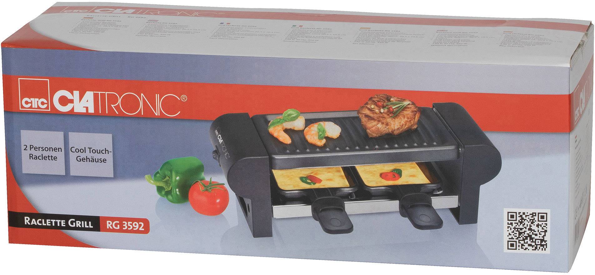 Clatronic RG 3592 Raclette Schwarz