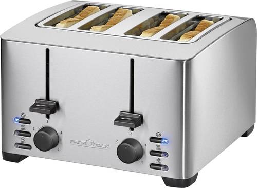 Profi Cook PC-TA 1073 Toaster mit Brötchenaufsatz Edelstahl