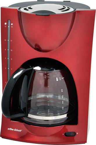 EFBE Schott Kaffeemaschine SC KA 1050 R Rot Fassungsvermögen Tassen=12 Warmhaltefunktion