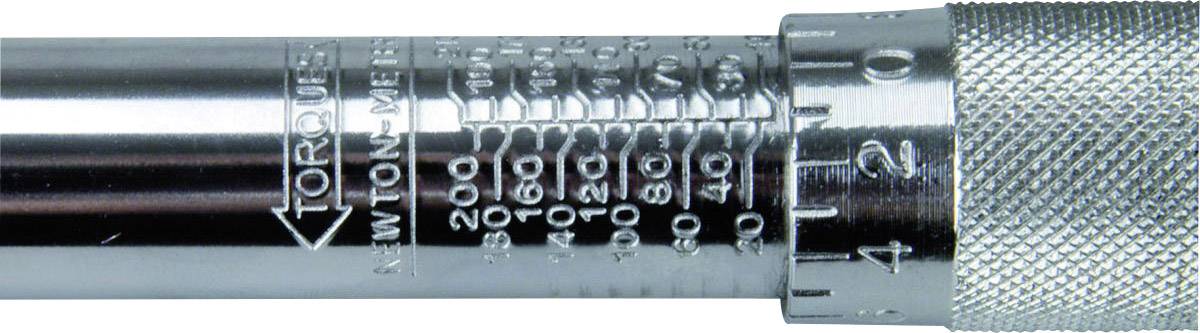 Unitec Drehmomentschlüssel m N 17/19mm u Verl. 20809 Drehmomentschlüssel mit Umschaltknarre 1/2" (12.5 mm) 210 Nm (max)