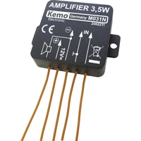 Kemo M031N Mono-Verstärker Baustein 5 V/DC, 6 V/DC, 9 V/DC, 12 V/DC 3.5W Kemo M031N Mono-Verstärker Baustein 5 V/DC, 6 V/DC, 9 V/DC, 12 V/DC 3.5W