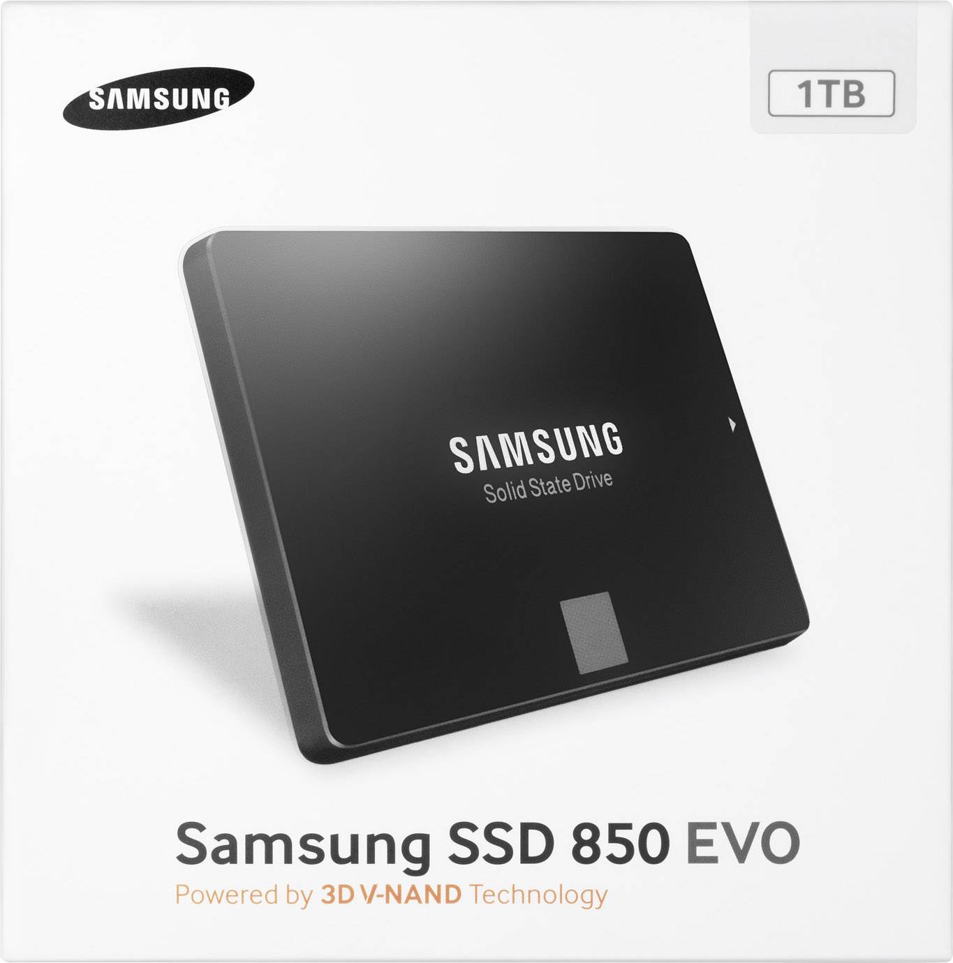 Samsung 850 Evo 1 TB Interne SATA SSD 6.35 cm (2.5 Zoll) SATA 6 Gb/s Retail MZ-75E1T0B/EU