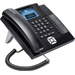 Auerswald COMfortel 1400IP Systemtelefon,VoIP Freisprechen, Headsetanschluss Touch-Farbdisplay Schw