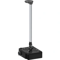 Neomounts BEAMER-C500SILVER Beamer-Deckenhalterung Neigbar, Drehbar Boden-/Deckenabstand (max.): 175 cm Silber Neomounts BEAMER-C500SILVER Beamer-Deckenhalterung Neigbar, Drehbar Boden-/Deckenabstand (max.): 175 cm Silber