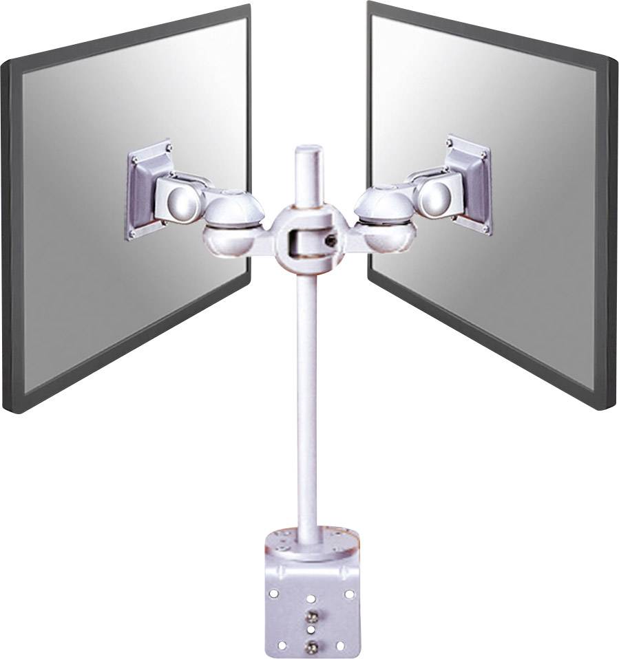 Neomounts Monitor-Tischhalterung FPMA-D910D 2 25,4 cm (10") - 76,2 cm (30") Silber Neigbar, Schwenkbar, Rotierbar