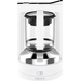 Krups KM468210 Kaffeemaschine Weiß Fassungsvermögen Tassen=12 mit Druckbrühsystem