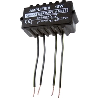 Kemo M033N Mono-Verstärker Baustein 9 V/DC, 12 V/DC, 18 V/DC, 20 V/DC 18W 4Ω Kemo M033N Mono-Verstärker Baustein 9 V/DC, 12 V/DC, 18 V/DC, 20 V/DC 18W 4Ω