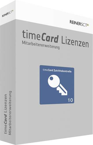 REINER SCT timeCard 6.0 Zutrittskontrolle Software-Erweiterung