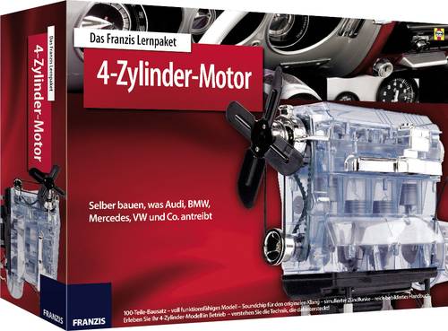 Franzis Verlag Lernpaket 4-Zylinder-Motor 65275 Lernpaket ab 14 Jahre