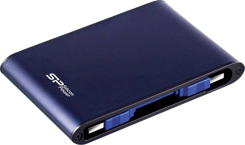 Silicon Power 2 TB Externe Festplatte 6.35 cm (2.5 Zoll) USB-A (USB 3.2 Gen 1) Blau SP020TBPHDA80S3B