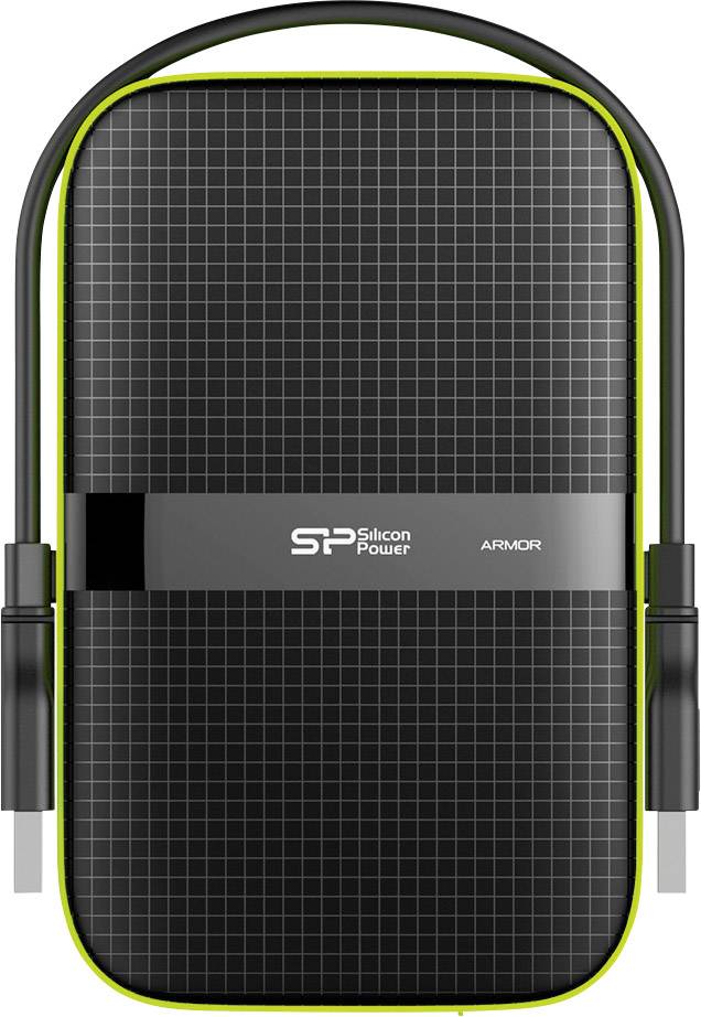 Silicon Power 1 TB Externe Festplatte 6.35 cm (2.5 Zoll) USB-A (USB 3.2 Gen 1) Schwarz SPO10TBPHDA60S3K