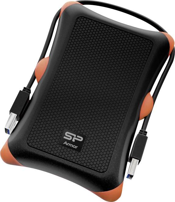 Silicon Power 2 TB Externe Festplatte 6.35 cm (2.5 Zoll) USB-A (USB 3.2 Gen 1) Schwarz SP020TBPHDA30S3K