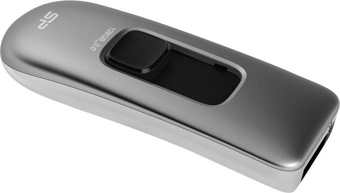Silicon Power Marvel M70 USB-Stick 128 GB Dunkelgrau SP128GBUF3M70V1S USB 3.2 Gen 1 (USB 3.0)