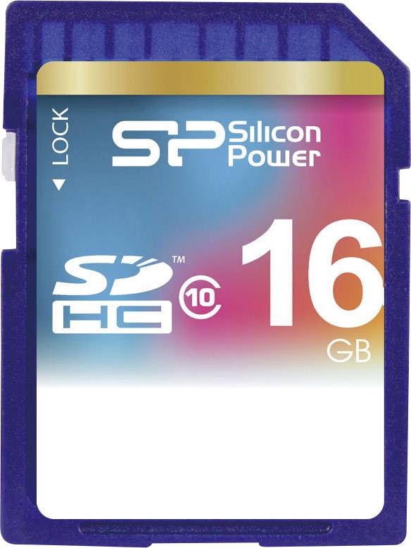 Silicon Power SDHC-Karte 16 GB Class 10