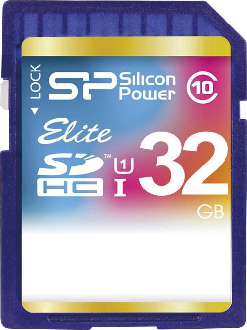 Silicon Power Elite SDHC-Karte 32 GB Class 10, UHS-I
