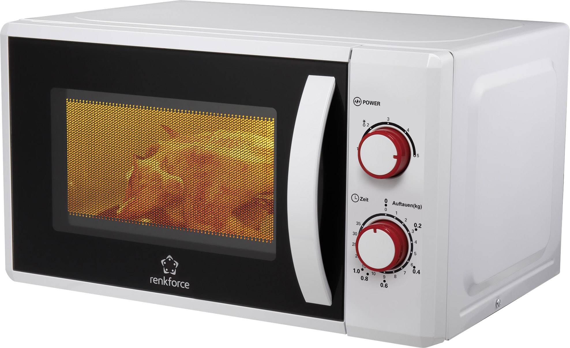 Renkforce  Mikrowelle Weiß 700 W