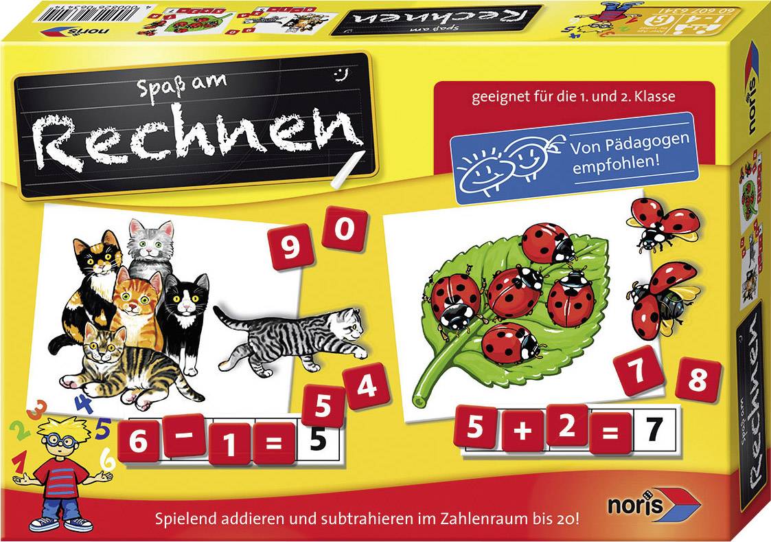 Noris Spiele Noris Lernspiel Spaß am Rechnen 606076341