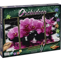 Schipper Malen nach Zahlen - Orchideen Triptychon Schipper Malen nach Zahlen - Orchideen Triptychon