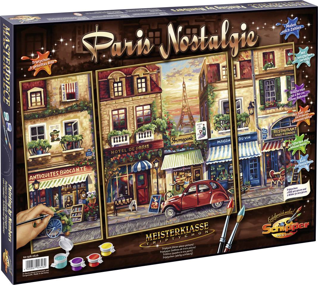 Schipper Malen nach Zahlen - Paris Nostalgie Triptychon | voelkner