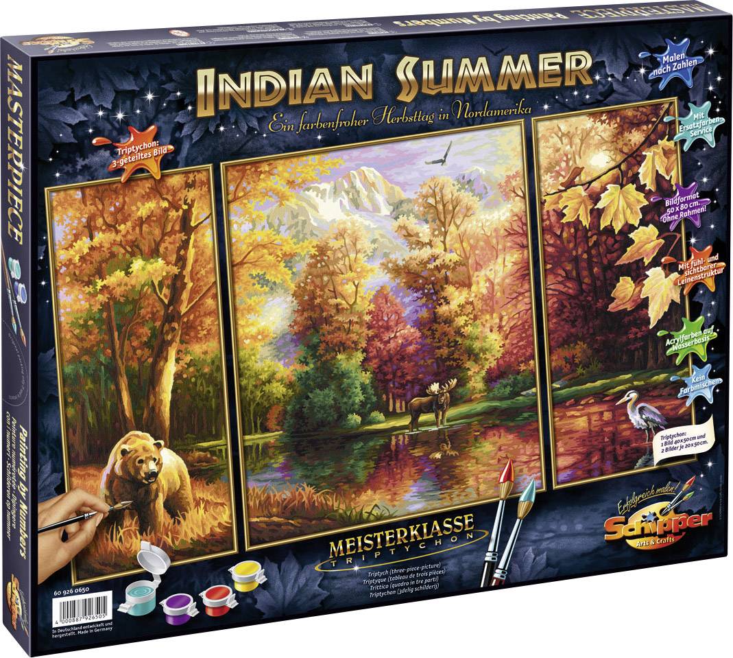 Schipper Malen nach Zahlen - Indian Summer Triptychon