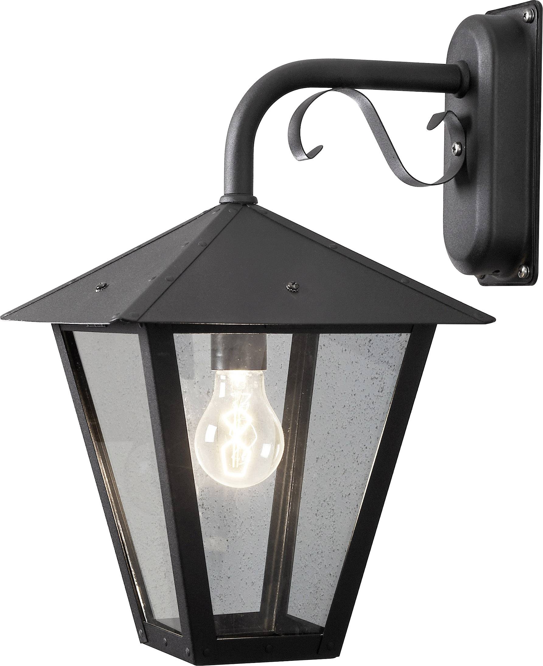 Konstsmide Benu Down 435-750 Außenwandleuchte Energiesparlampe, LED E27 100W Schwarz