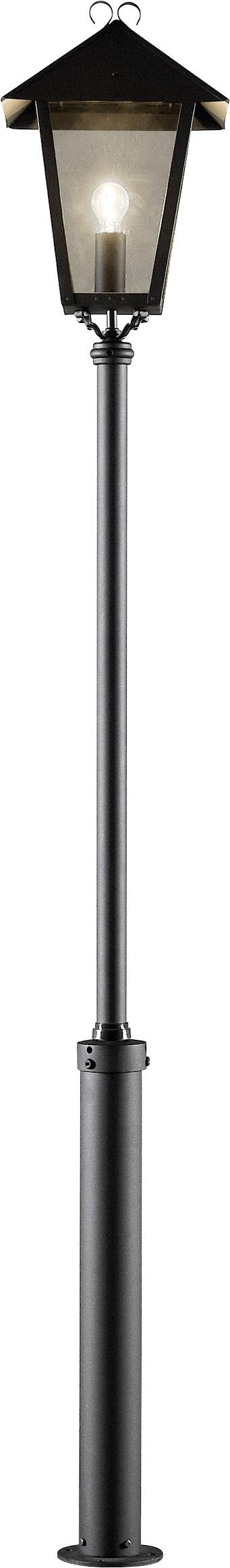 Konstsmide 437-750 Benu Außenstandleuchte Energiesparlampe, LED E27 100W Schwarz