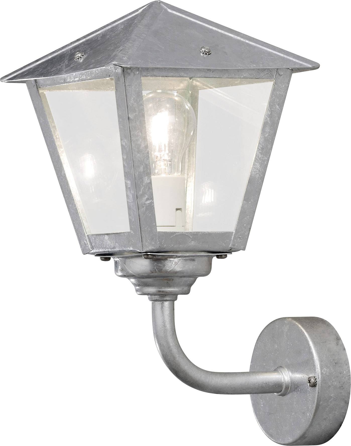 Konstsmide Benu 439-320 Außenwandleuchte Energiesparlampe, LED E27 60W Stahl