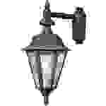 Konstsmide Pallas Down 483-750 Außenwandleuchte Energiesparlampe, LED E27 60W Schwarz
