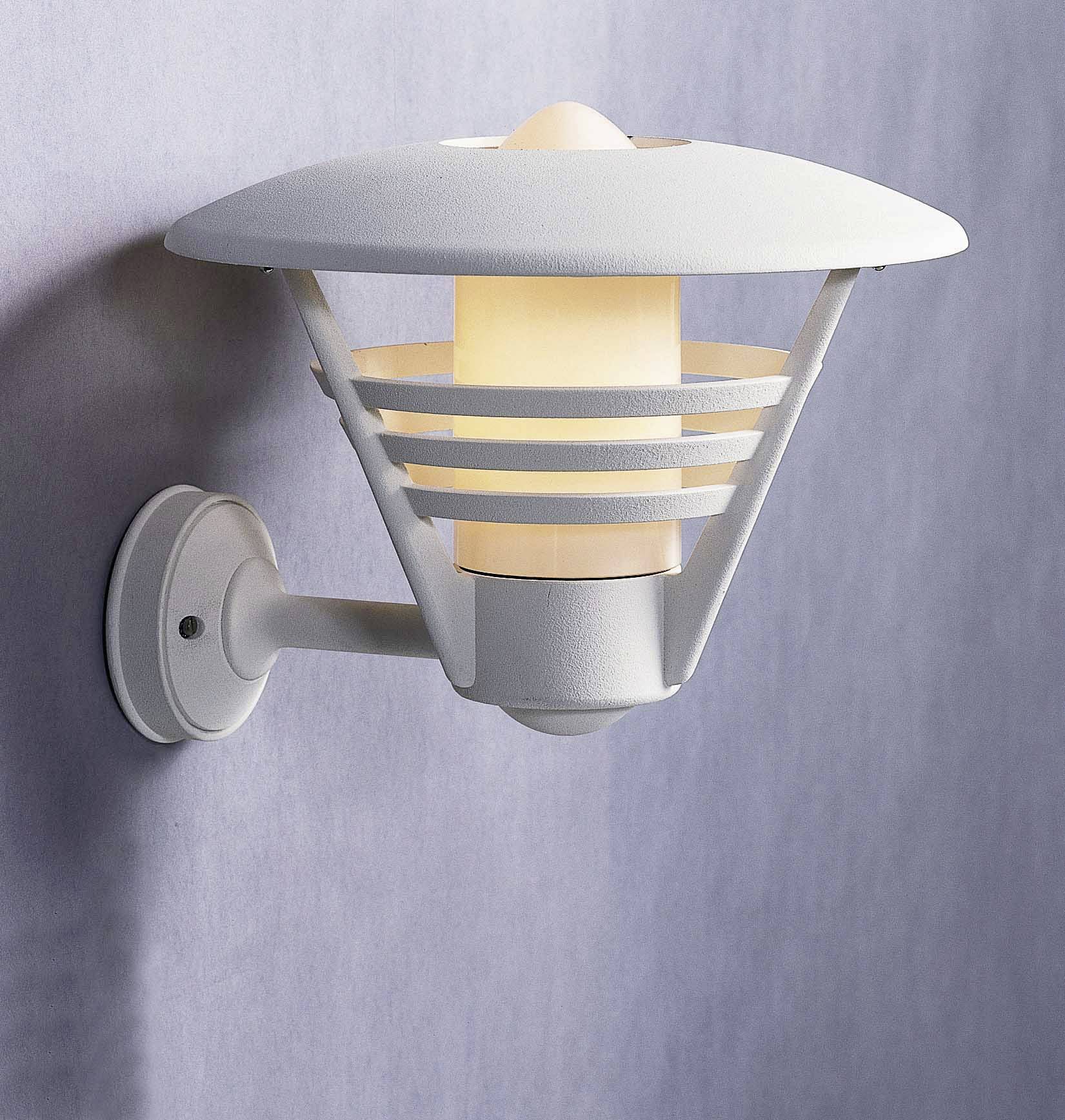 Konstsmide Gemini 503-250 Außenwandleuchte Energiesparlampe, LED E27 100W Weiß