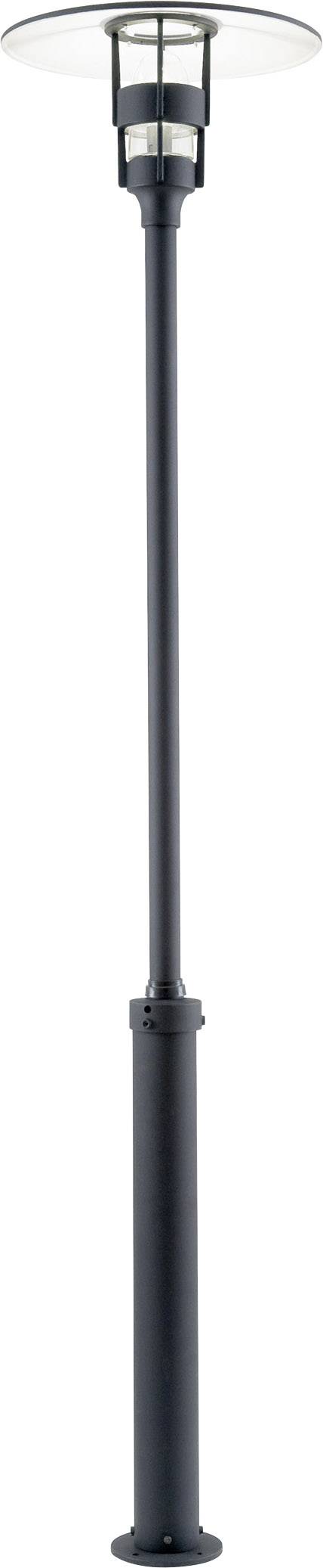 Konstsmide 524-750 Freja Außenstandleuchte Energiesparlampe, LED E27 60W Schwarz