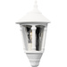 Konstsmide Virgo 569-250 Außenwandleuchte Energiesparlampe, LED E27 60W Weiß
