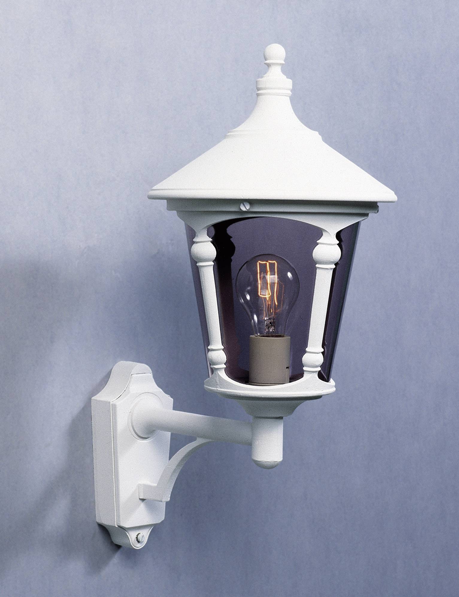 Konstsmide Virgo Up 571-250 Außenwandleuchte Energiesparlampe, LED E27 100W Weiß