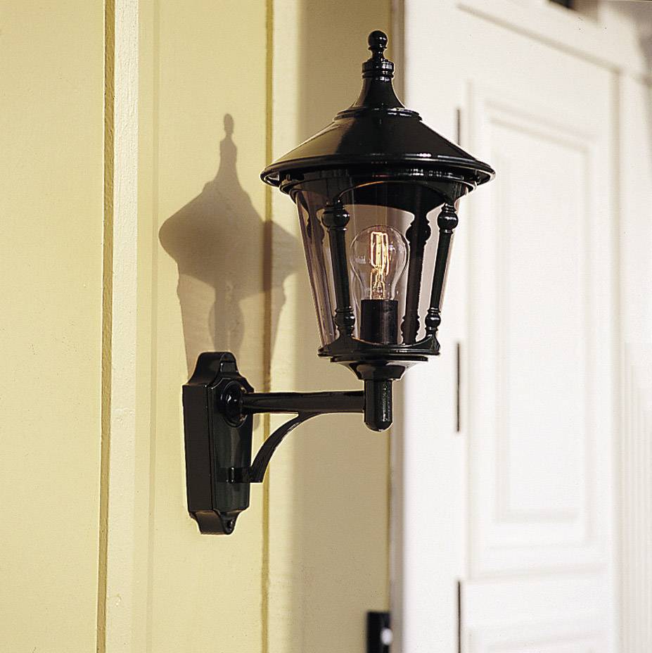 Konstsmide Virgo Up 571-600 Außenwandleuchte Energiesparlampe, LED E27 100W Grün